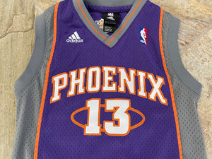 Vintage Phoenix Suns Steve Nash Adidas Basketball Jersey, Size Youth Small, 8