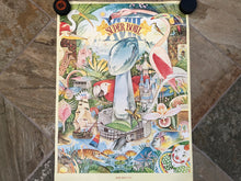 Load image into Gallery viewer, Vintage Super Bow XVIII Oakland Raiders Washington Redskins Football Poster