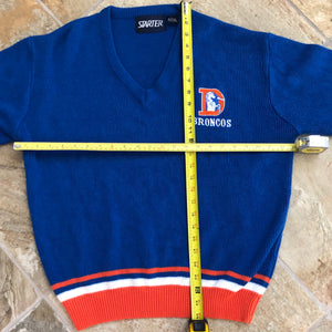 Vintage Denver Broncos Starter Football Sweater Sweatshirt, Size Large