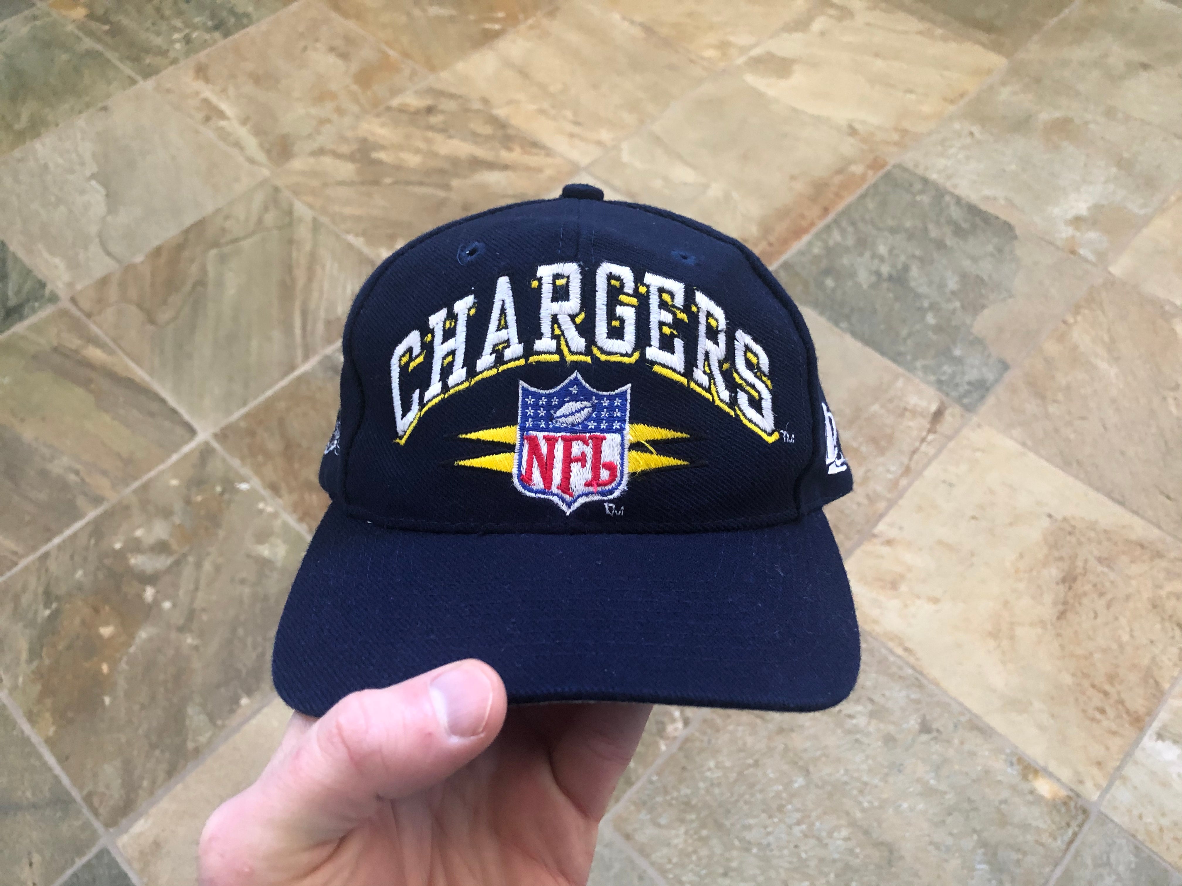 Vintage San Diego Chargers Logo Athletic Spike Snapback Football