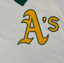 Load image into Gallery viewer, Vintage Oakland Athletics Sand Knit Baseball Jersey, Size XL