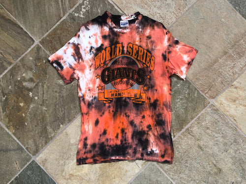 Vintage San Francisco Giants Tie Dye Baseball Tshirt, Size Large
