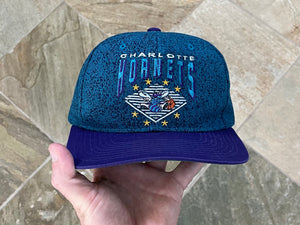 Vintage Charlotte Hornets Starter Denim Snapback Basketball Hat