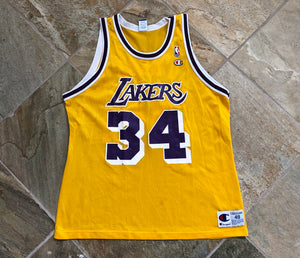 Vintage Los Angeles Lakers Shaquille O’Neal Champion Basketball Jersey, Size 48, XL