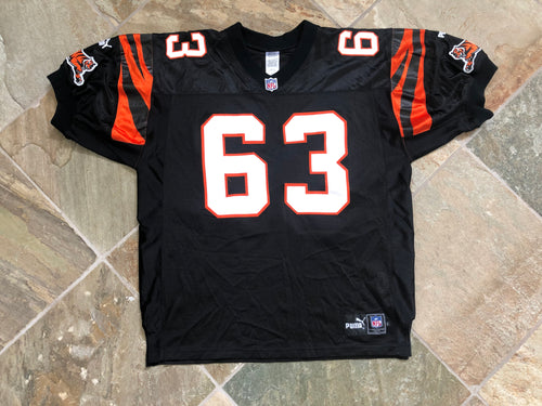 Vintage Cincinnati Bengals Mike Goff Authentic Puma Football Jersey, Size 50, XL