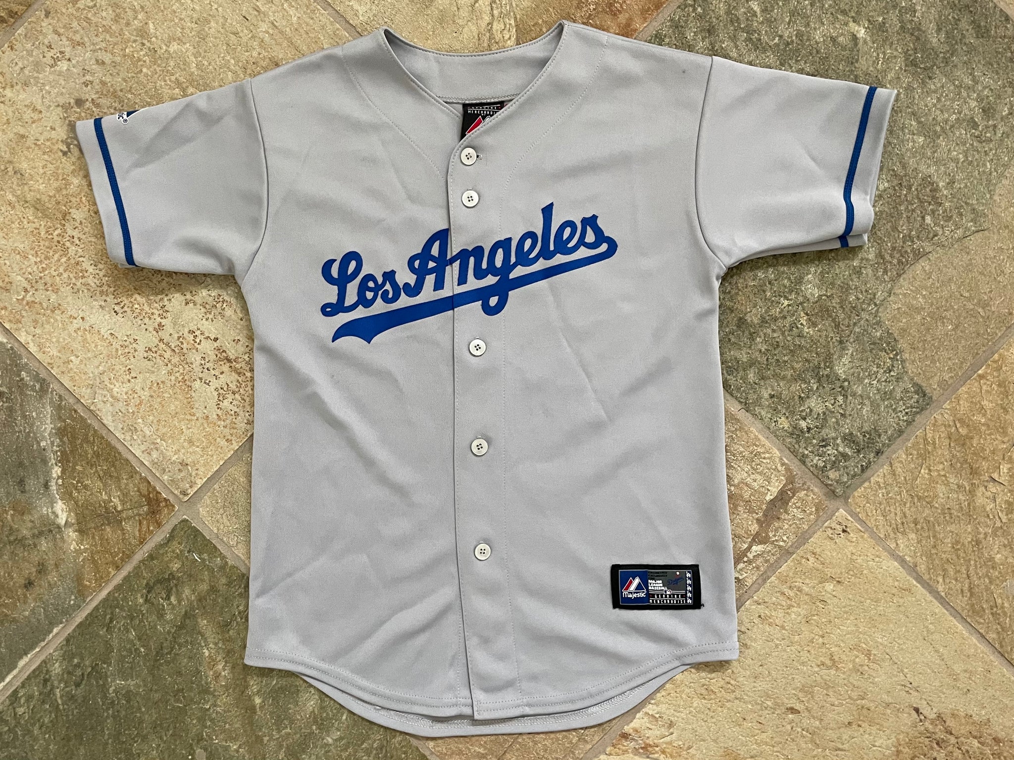 Youth Los Angeles Dodgers Majestic White Home Cool Base Jersey