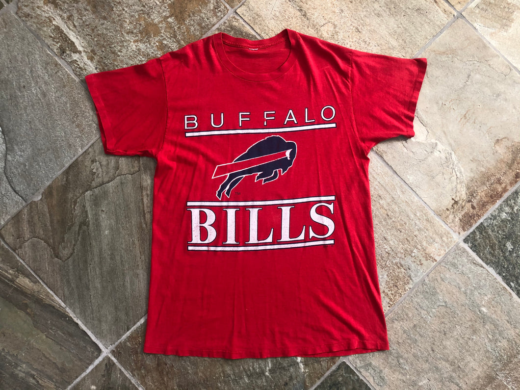 Vintage Buffalo Bills Logo 7 Football Tshirt, Size Large