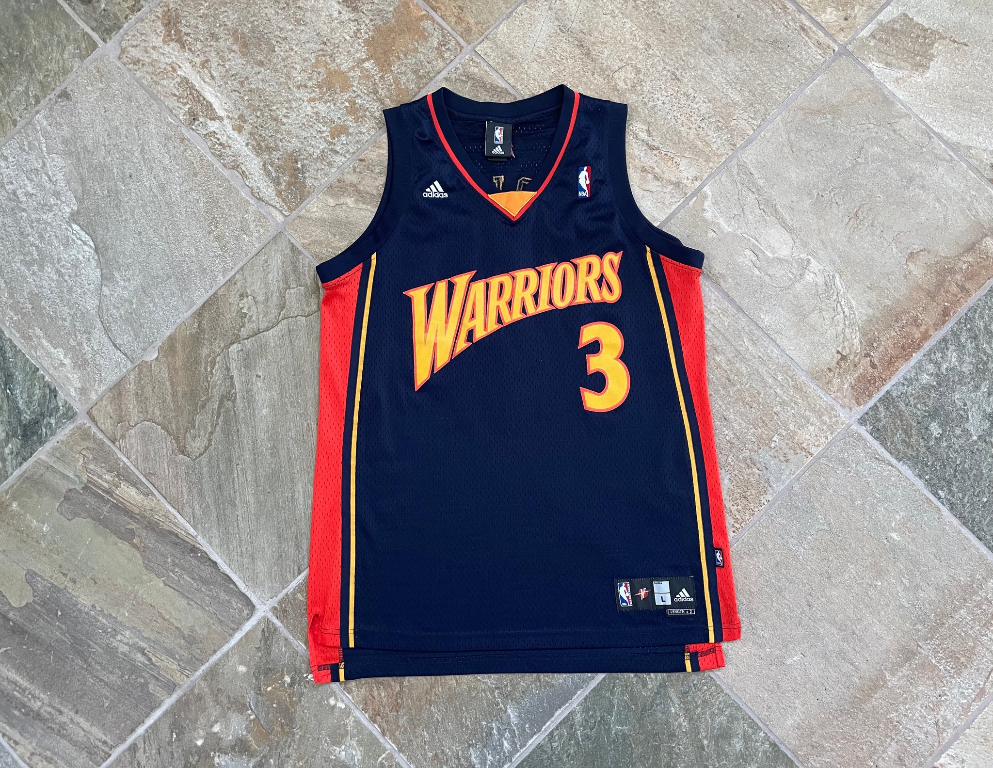 GOLDEN STATE WARRIORS JASON RICHARDSON REEBOK THROWBACK NBA JERSEY LARGE