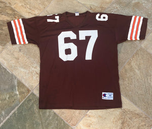 Vintage Cleveland Browns John Jurkovic Champion Football Jersey, Size 48, XL