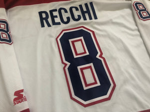 Vintage Montreal Canadiens Mark Recchi Starter Hockey Jersey, Size Large