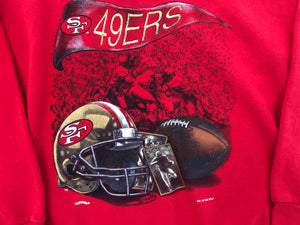 Vintage San Francisco 49ers Nutmeg Football Sweatshirt, Size XL