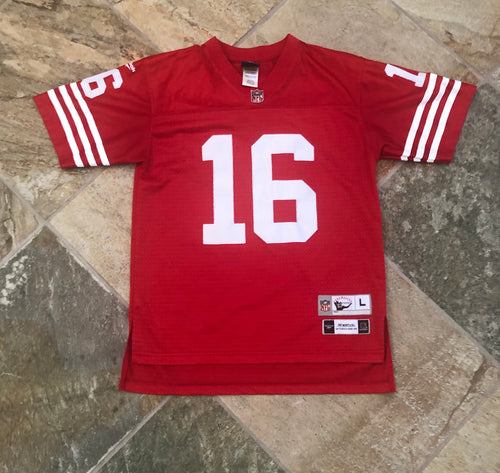 San Francisco 49ers Joe Montana Reebok Throwback Football Jersey, Size Youth Large