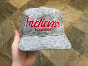 Vintage Indiana Hoosiers Sports Specialties Heather Gray Script Snapback College Hat