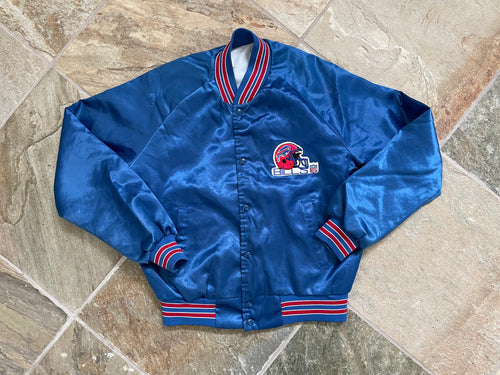 Vintage Buffalo Bills Chalk Line Satin Football Jacket, Size Medium