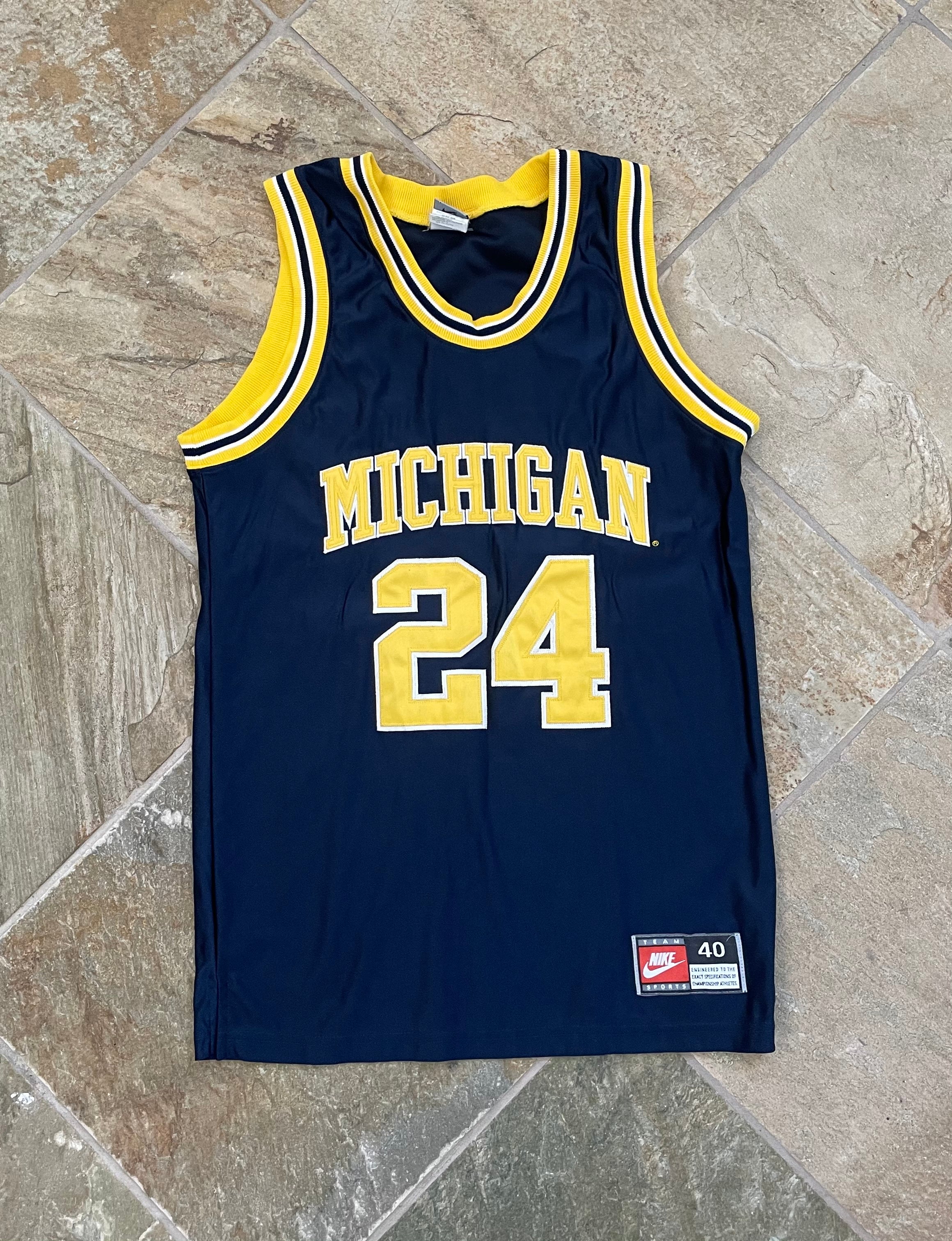 Vintage Michigan Wolverines Jimmy King Nike Authentic College