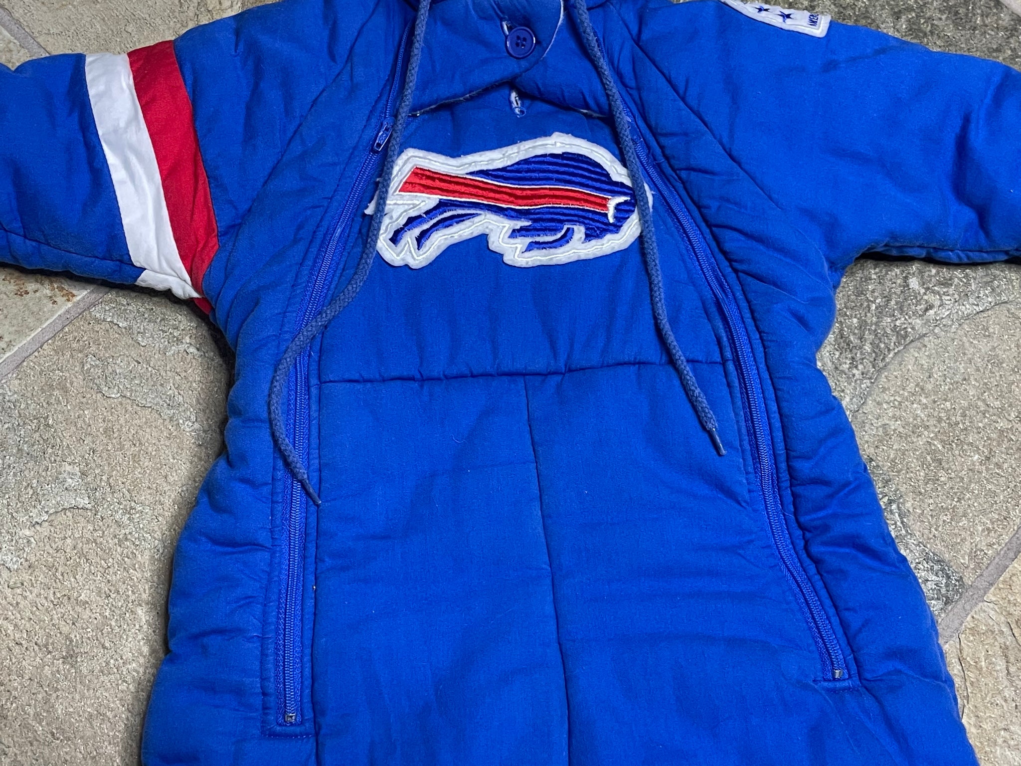 Vintage Buffalo Bills NFL Baby Snowsuit, Size Youth 12-18 Months