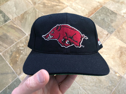 Vintage Arkansas Razorbacks Sports Specialties Plain Logo Snapback College Hat