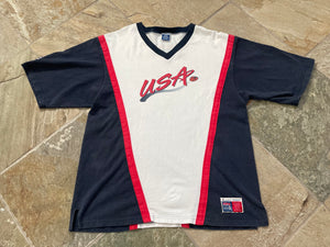 Vintage Team USA Champion Shooting Shirt Basketball Jersey, Size XL