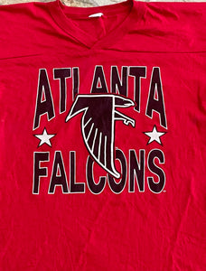 Vintage Atlanta Falcons Garan Football Tshirt, Size Large