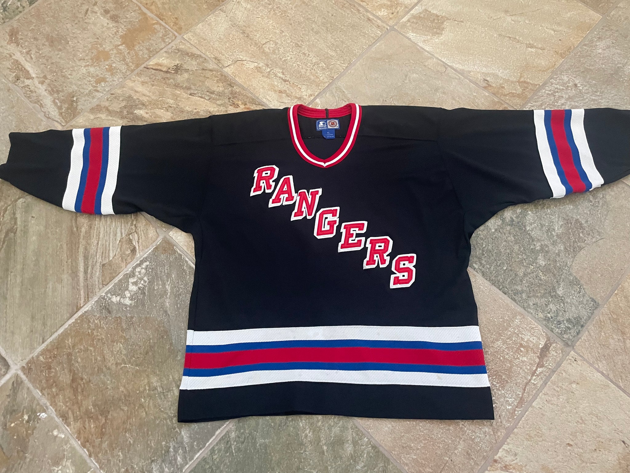 Vintage 90s New York Rangers Starter Sweatshirt Large 
