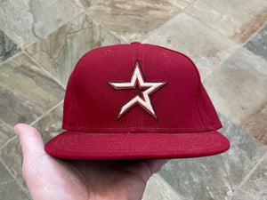 Vintage Houston Astros New Era Fitted Baseball Hat, Size 7 3/8