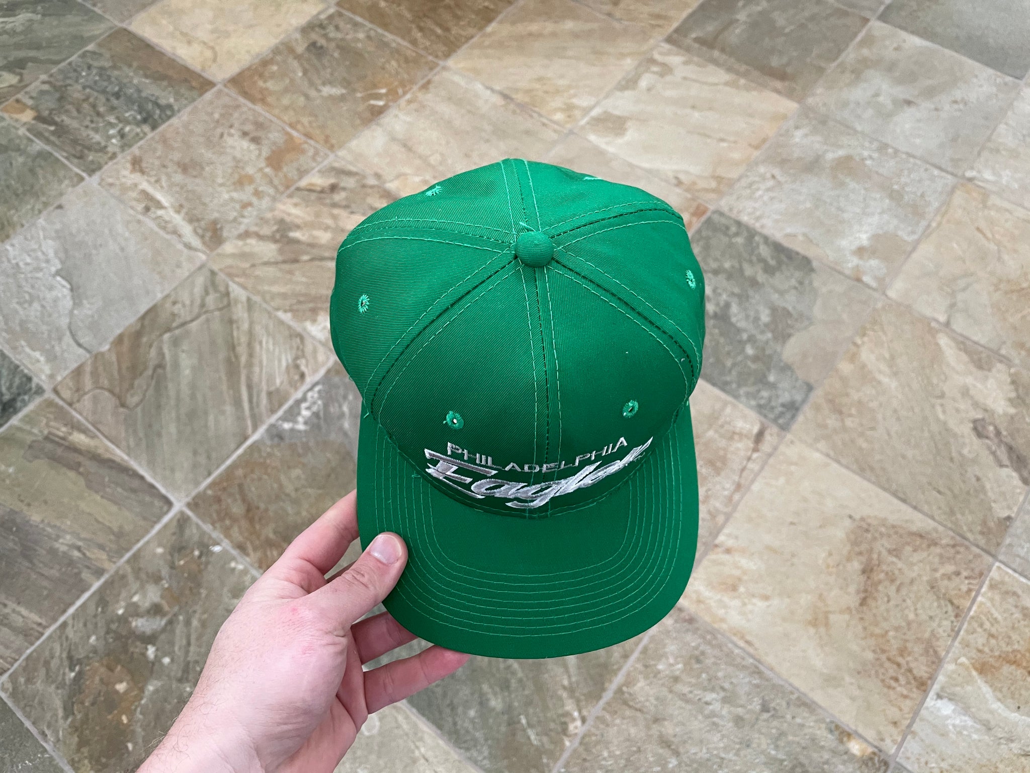 Vintage PHILADELPHIA EAGLES Script Sports Specialties NFL Snapback