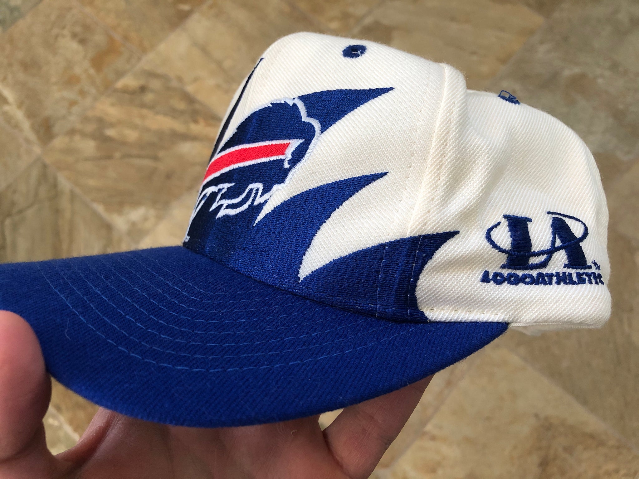 NFL New England Patriots Shark tooth Snapback Baseball Cap Hat NewEra Blue