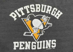 Vintage Pittsburgh Penguins Logo 7 Hockey Sweatshirt, Size XL