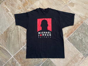 Vintage Chicago Bulls Michael Jordan Cologne Basketball Tshirt, Size XL