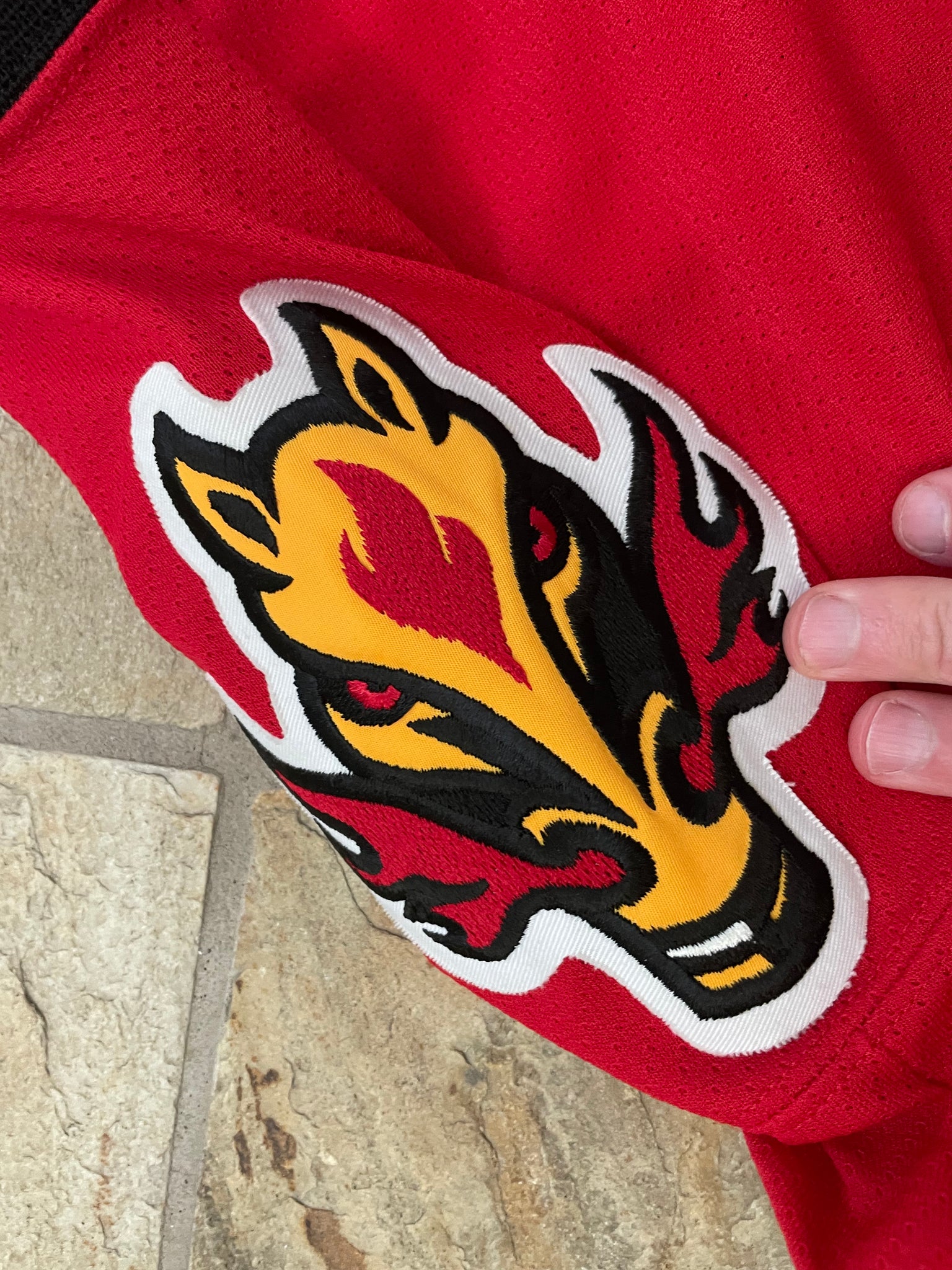Calgary Flames THROWBACK Jarome Iginla HOCKEY Jersey 