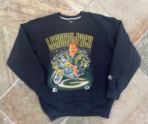 Vintage Green Bay Packers Mike Holmgren Starter Football Sweatshirt, Size Large