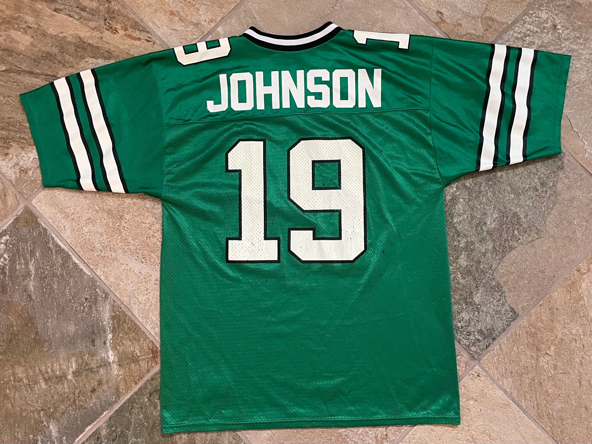 90's Keyshawn Johnson New York Jets Authentic Wilson NFL Jersey Size 44  Large – Rare VNTG