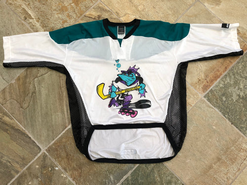 Vintage San Diego Barracudas Bauer Roller Hockey Jersey, Size XL