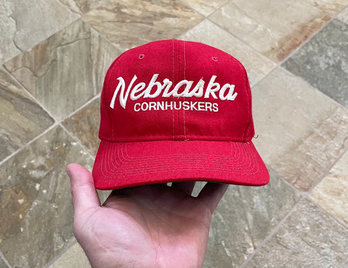 Vintage Nebraska Cornhuskers Sports Specialties Script Snapback College Hat