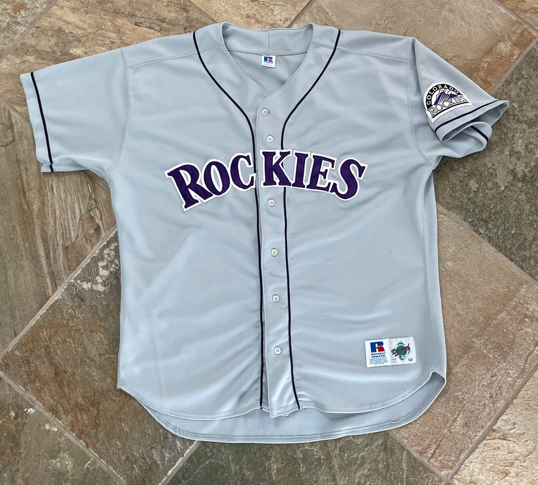 Vintage Russell Athletic Colorado Rockies Diamond Collection MLB Jersey  Size 48