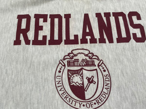 Vintage Redlands Bulldogs Champion Reverse Weave College Sweatshirt, Size Large
