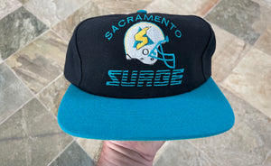 Vintage Sacramento Surge WLAF American Needle Snapback Football Hat