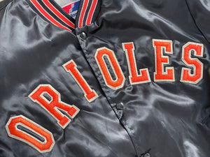 90's Baltimore Orioles Satin Starter MLB Jacket Size Large