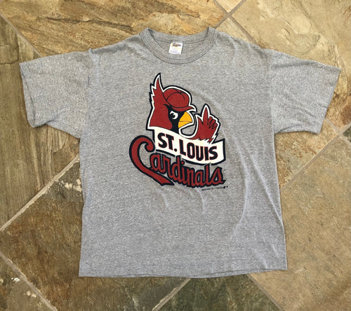 Vintage St. Louis Cardinals Trench Baseball Tshirt, Size Large