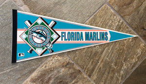 Vintage Florida Marlins Baseball Pennant ###