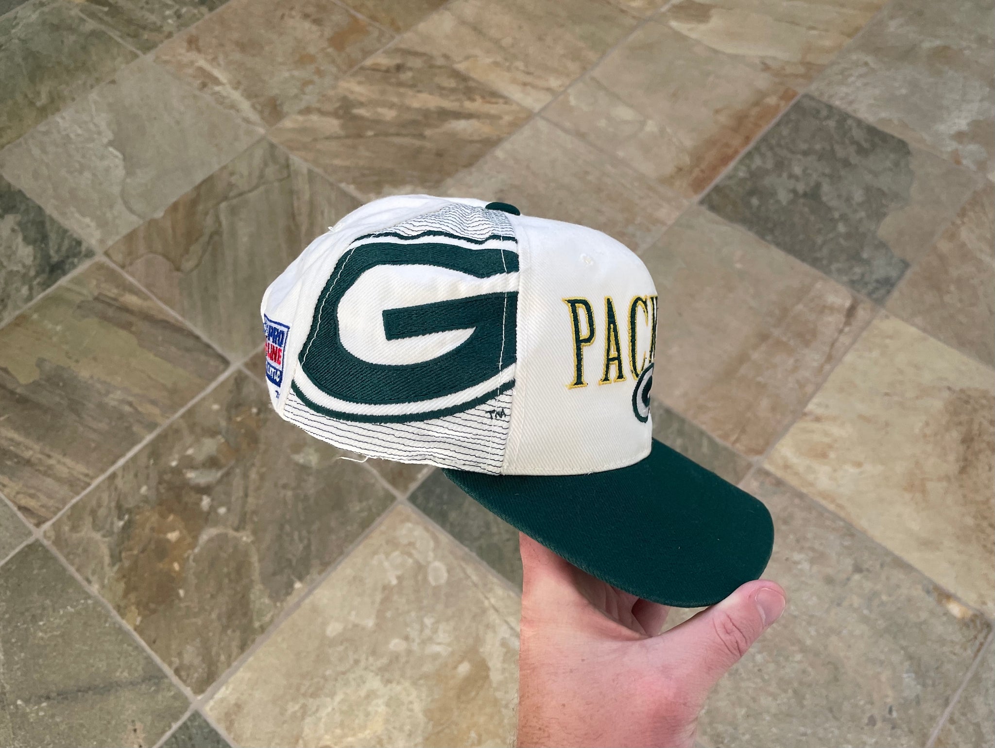 Vintage Green Bay Packers Hat Mens Sports Specialties Shadow Laser