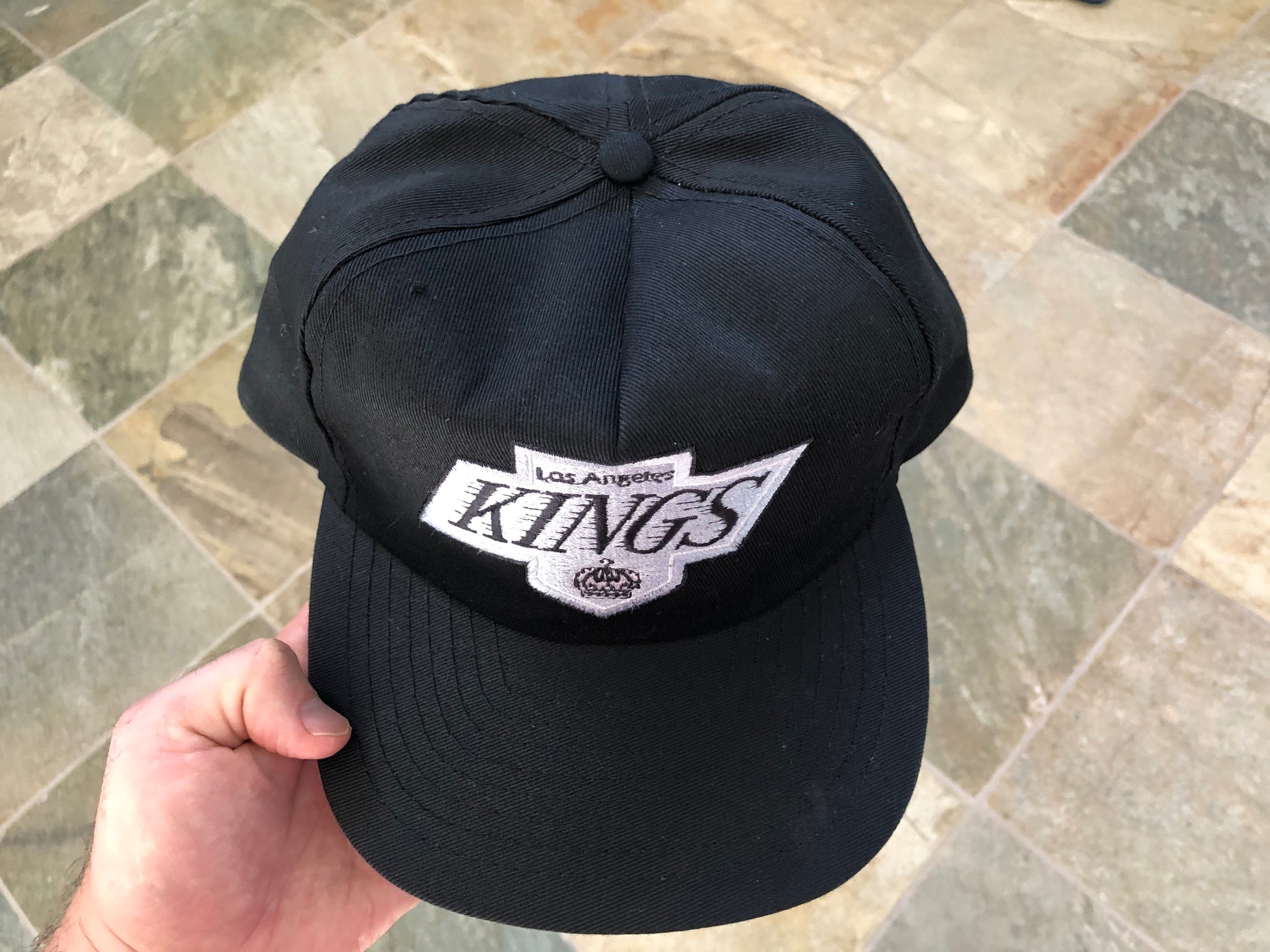 RARE Vintage American Needle NHL Los Angeles Kings Spellout Snap Back Hat