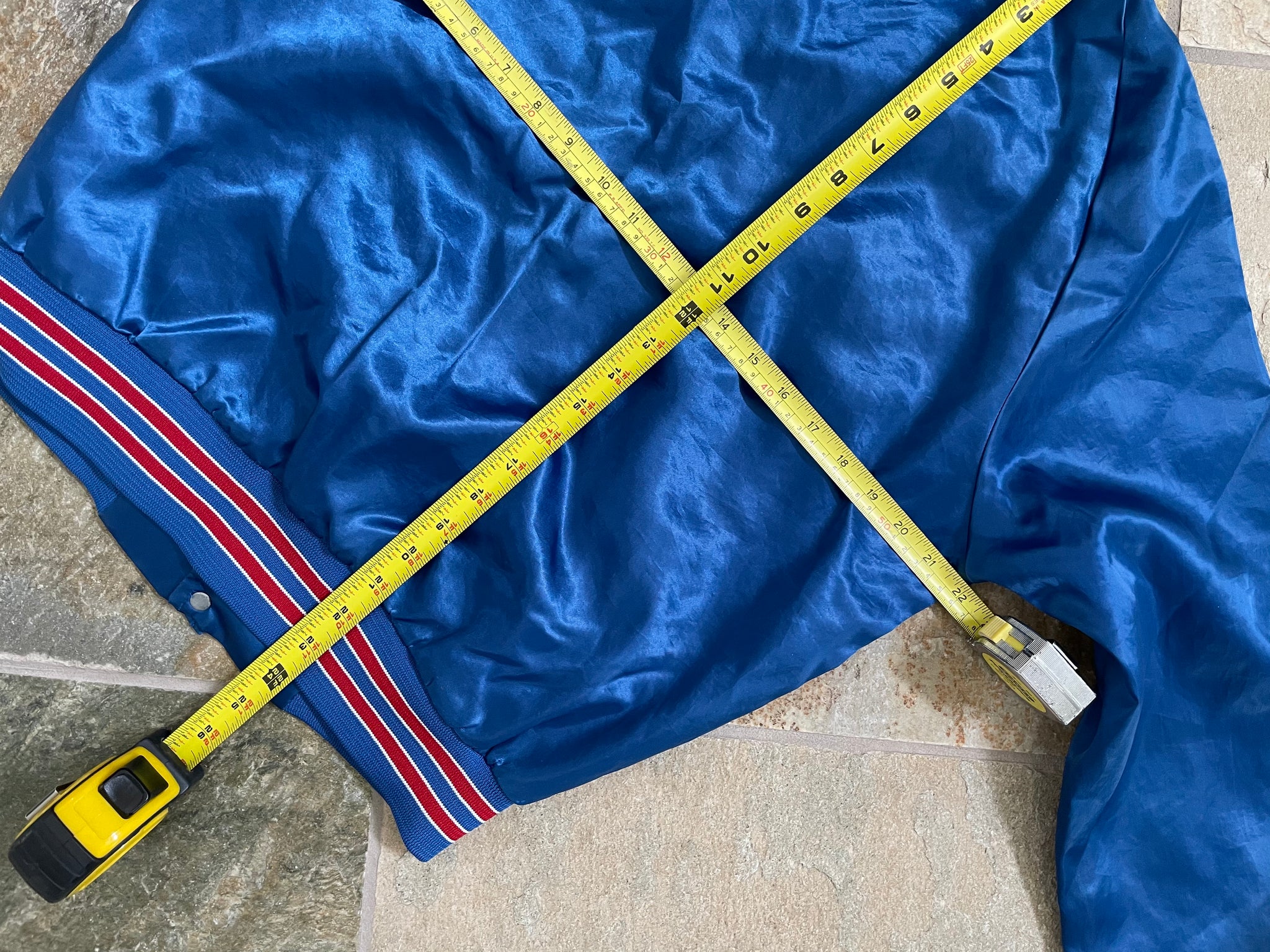 Vintage 80s BUFFALO BILLS NFL Chalk Line Nylon Jacket XL – XL3