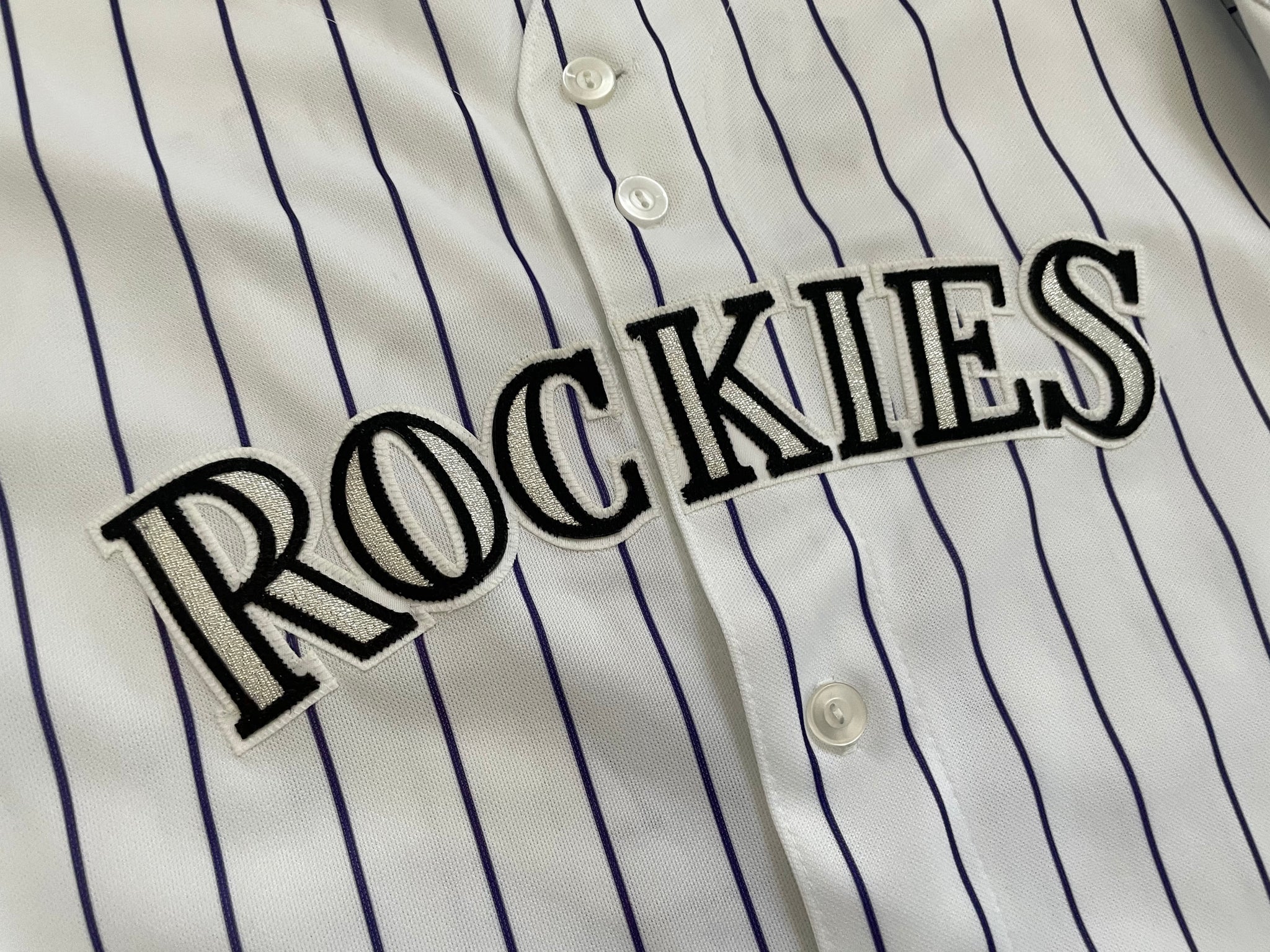 rockies button up jersey