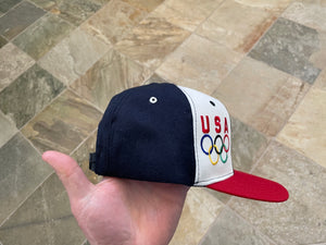Vintage Team USA Olympics Starter Tri Panel Snapback Hat ***