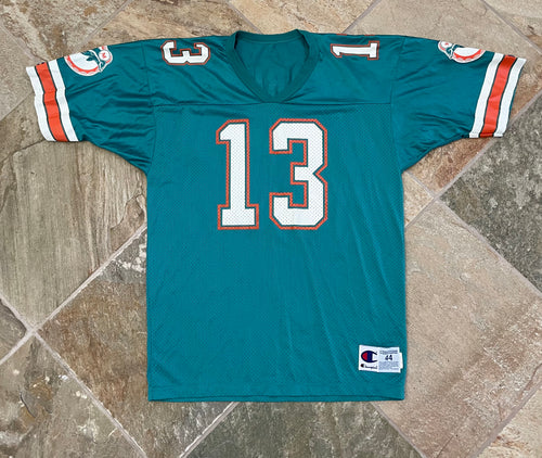 Vintage Miami Dolphins Dan Marino Champion Football Jersey, Size 44, Large