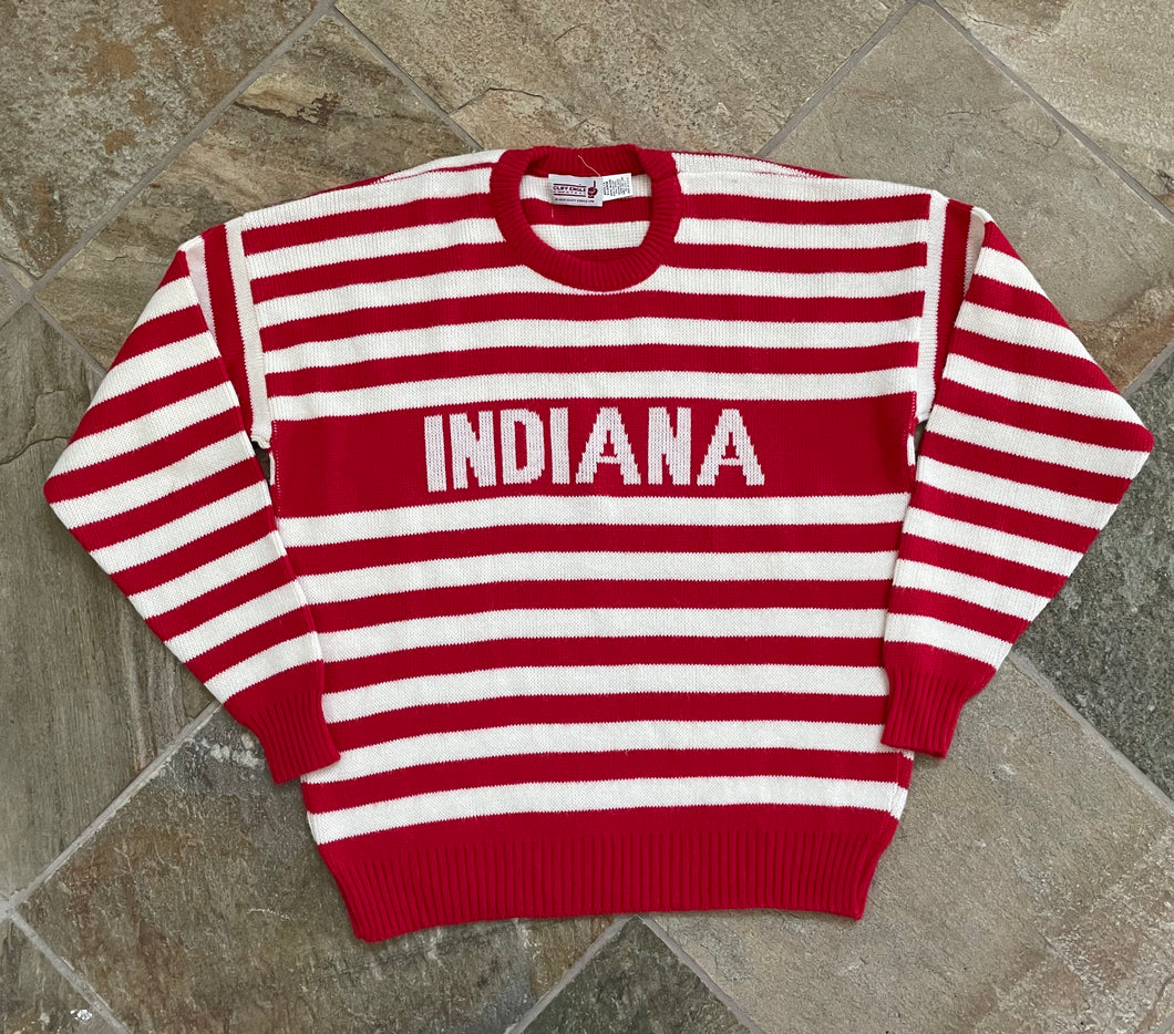 Vintage Indiana Hoosers Cliff Engle Sweater College Sweatshirt, Size XL
