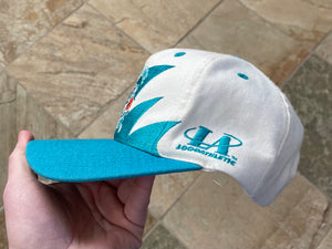 Vintage Charlotte Hornets Logo Athletic Sharktooth Snapback Basketball Hat