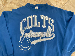 Vintage Indianapolis Colts Logo 7 Football Sweatshirt, Size XL