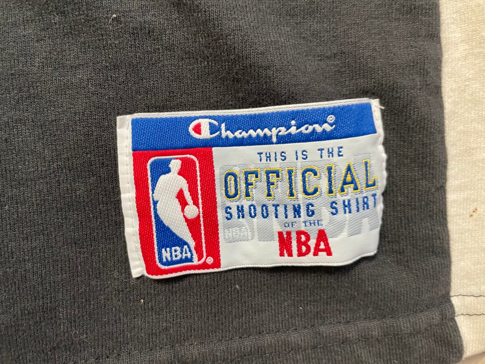 CHAMPION Vintage NBA Referee Jersey Shirt Basketball Made In